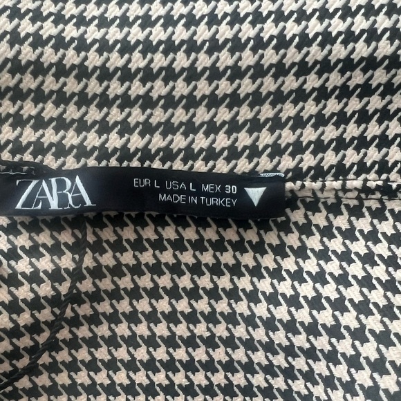 ZARA Houndstooth Crop Top - Picture 10 of 15